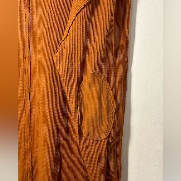 Free People We The Free Owen Thermal Top, Glazed Ginger - Picture 4 of 5